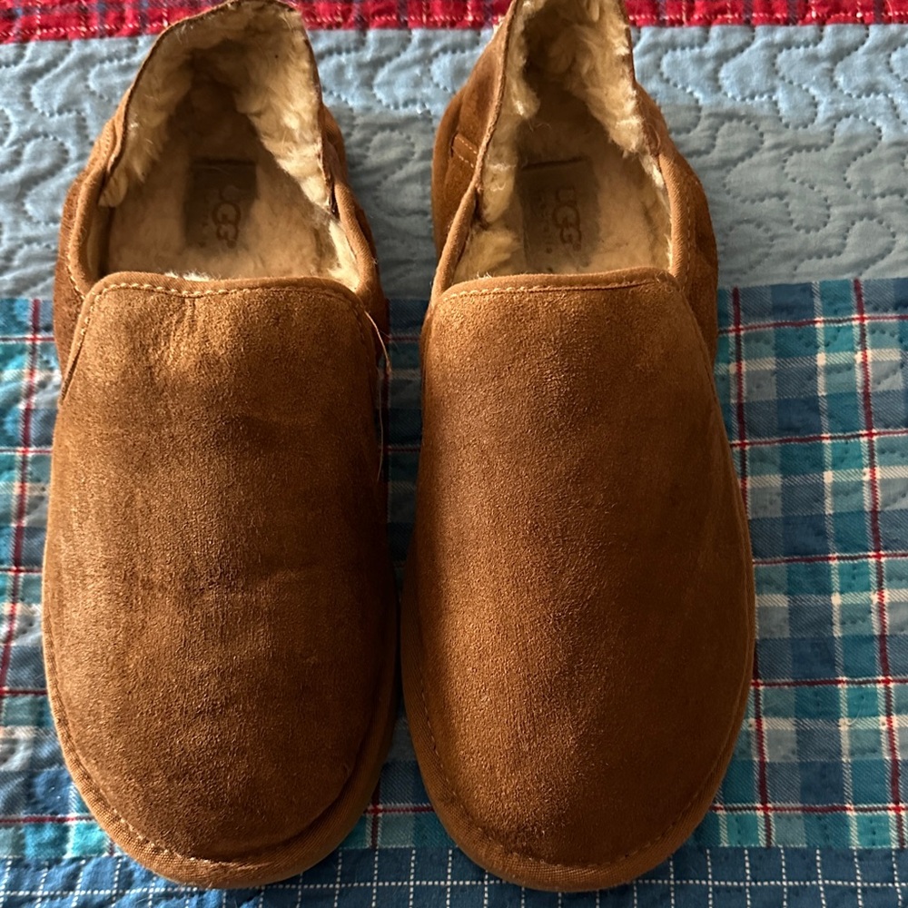 UGG Men's Tan Suede Loafers